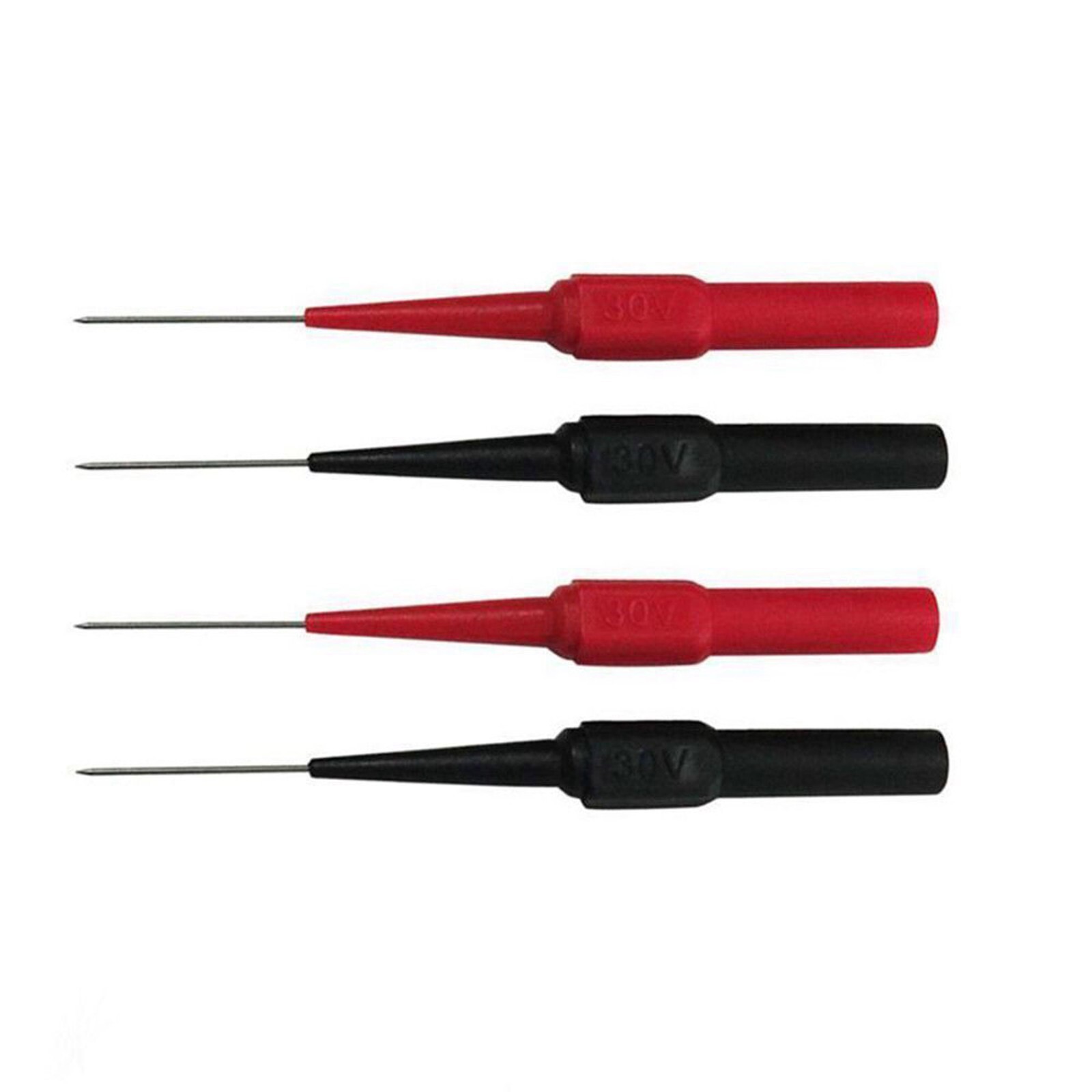 needle tipped tip multimeter probes test leads 4 FLUKE tester 600V 1A 4mm socket