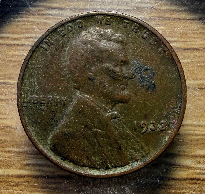 1932-P Lincoln Wheat Cent - Actual Coin Shown - Free Shipping & Tracking INV#2