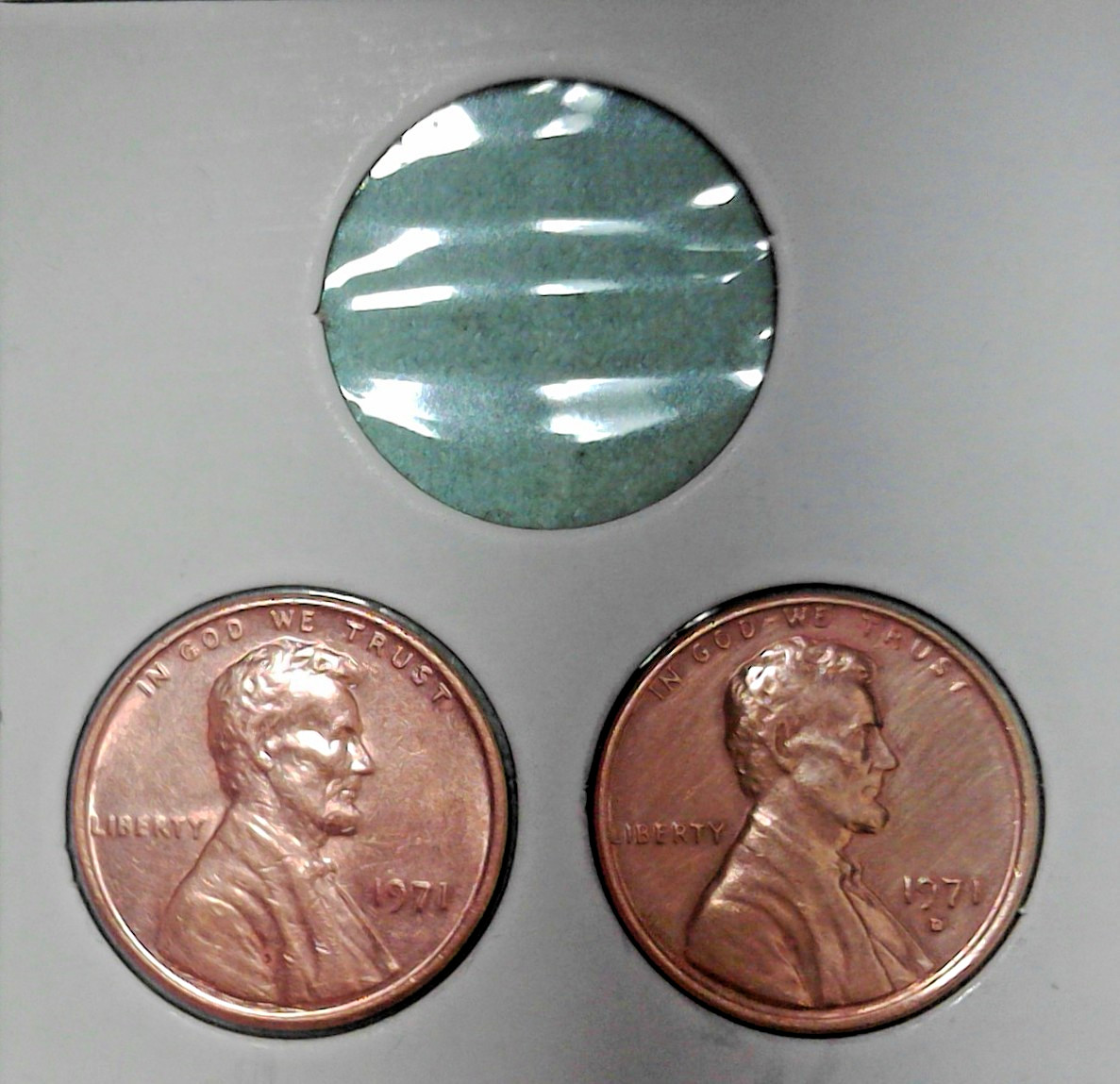 1971 P D Lincoln Cent