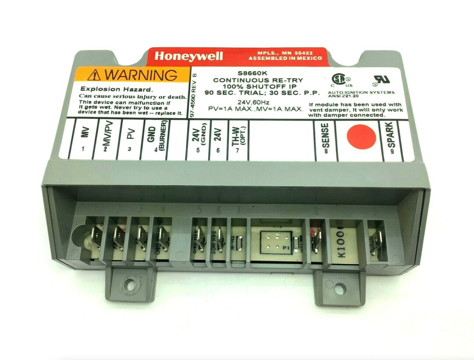 GUARANTEED WORKING TESTED GOOD S8660K Furnace Ignition Control Board module