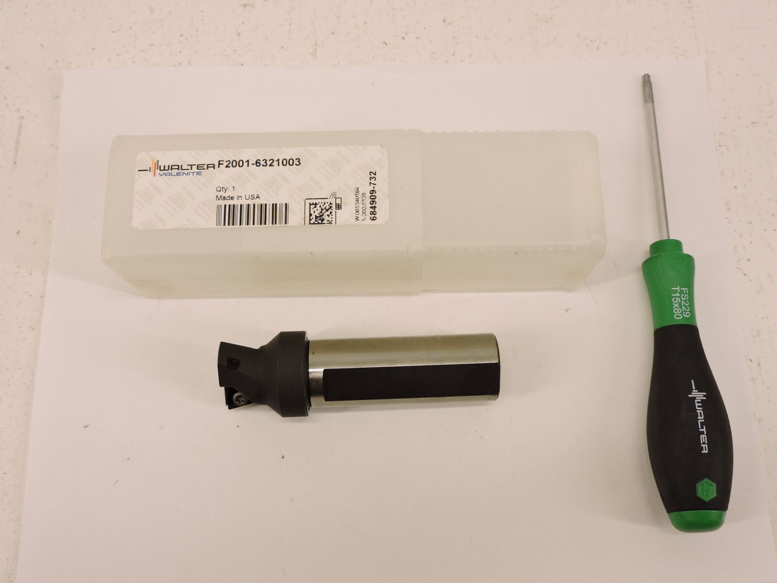Walter 30.98mm Indexable Milling Cutter 1" Shank F2001-6321003 (LOC508B)