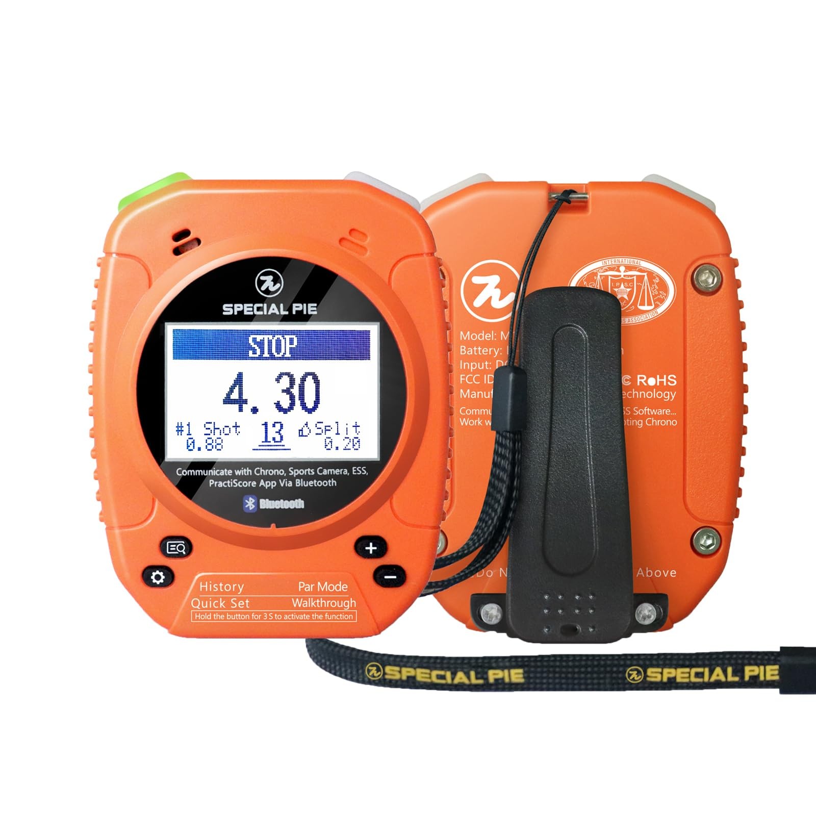 Shot Timer - Perfect for Firearm & RO Use in USPSA, IPSC, IDPA,CAS, PRS, 3GUN &