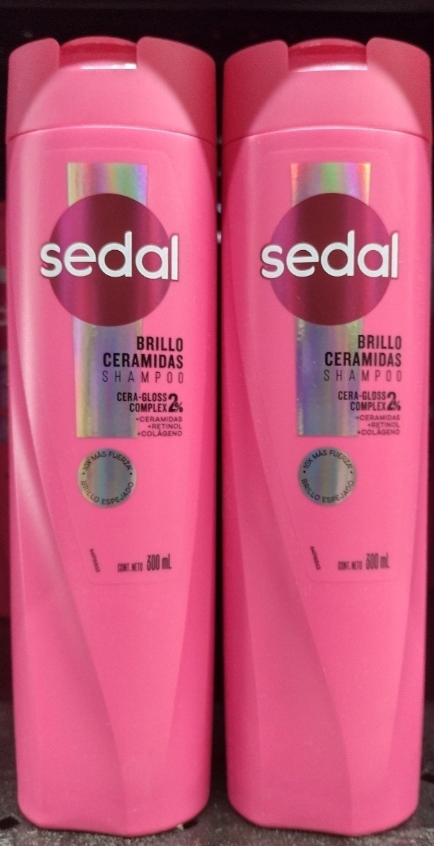 2X Sedal Ceramides ( Ceramidas ) Shampoo - 2 BOTTLES OF 300ml EACH - Free Ship