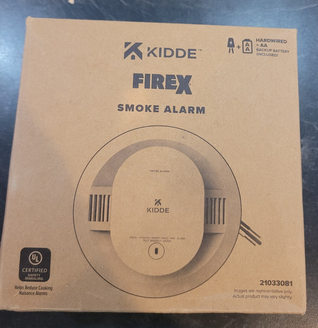 Kidde SMACFEX 120V Hardwired Smoke Alarm Battery Backup Open Box