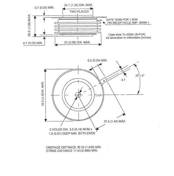 Sub for ST330C10L0 International Rectifier (IR) VISHAY Semiconductor SCR - NEW