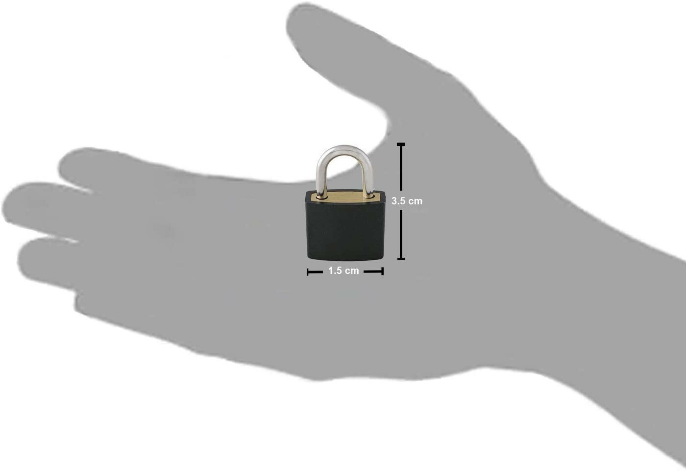 Small Mini Durable ABS Cover Brass Body Individually Keyed Padlock 8pc Purple