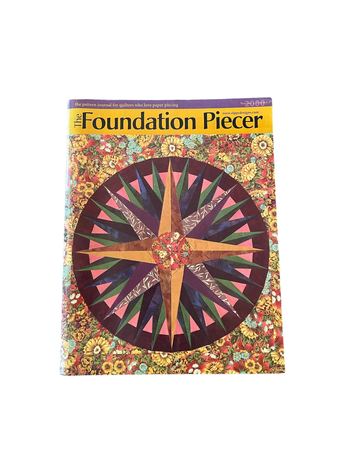 Foundation Piecer April 2000, Atlantic Puffin, Quilt Labels, Compass, Volume 5