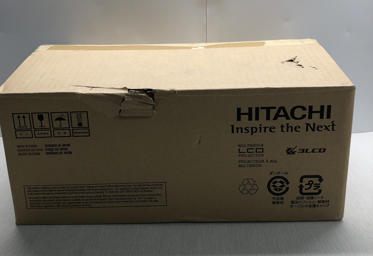 HITACHI CP-EW3551WN Projector 3LCD WXGA HDMIx2  - OPEN BOX! -NOT USED