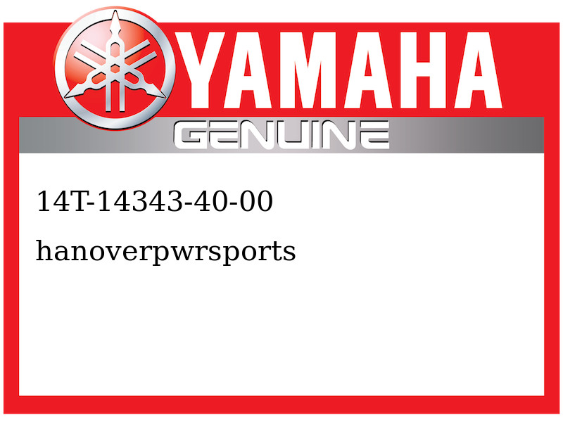 Yamaha OEM Part 14T-14343-40-00 JET, MAIN (#80)