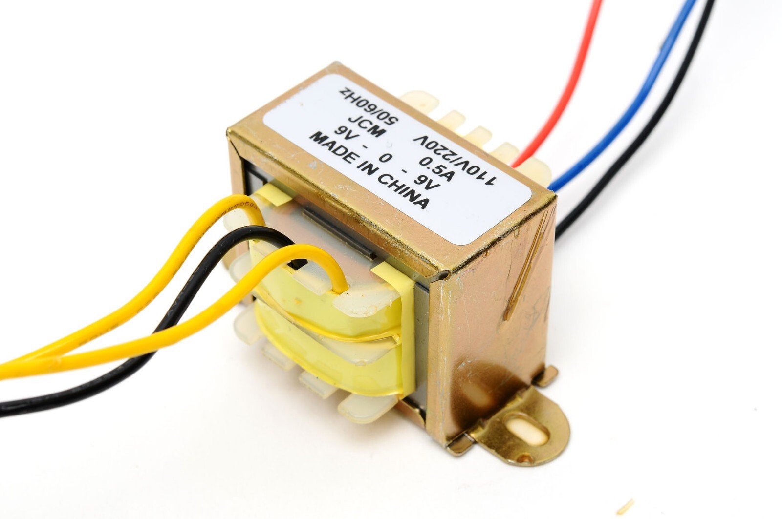 110/220VAC to 18VAC 500mA 0.5A Center Tap Power Transformer 9V-0-9V 18V AC 9Vx2