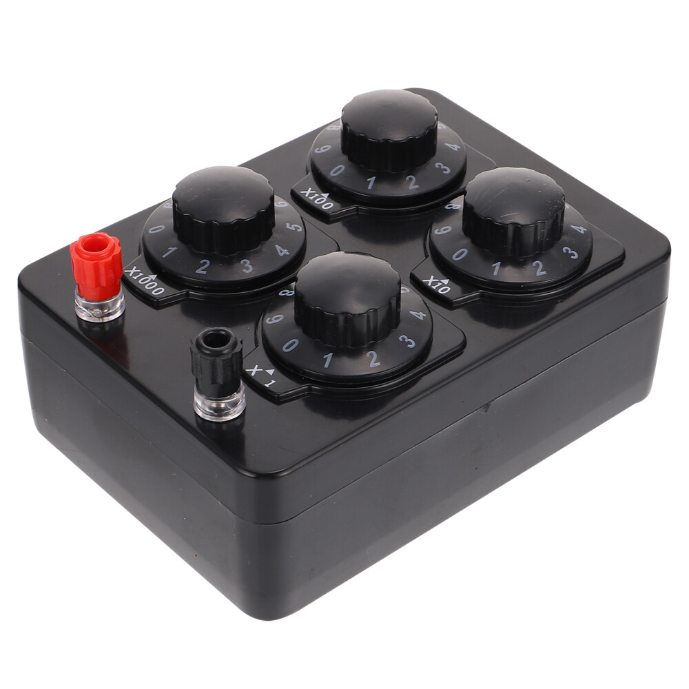 Resistance Box Variable Box Physical Electrical Teaching Instrument 0-9999 Ohm