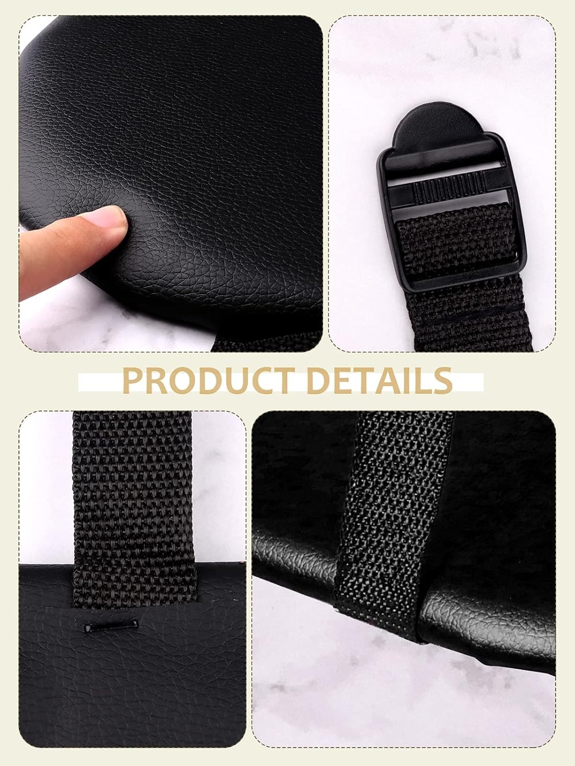 Comfortable Adjustable Hanging Arm Rest for Massage Tables - Black Design