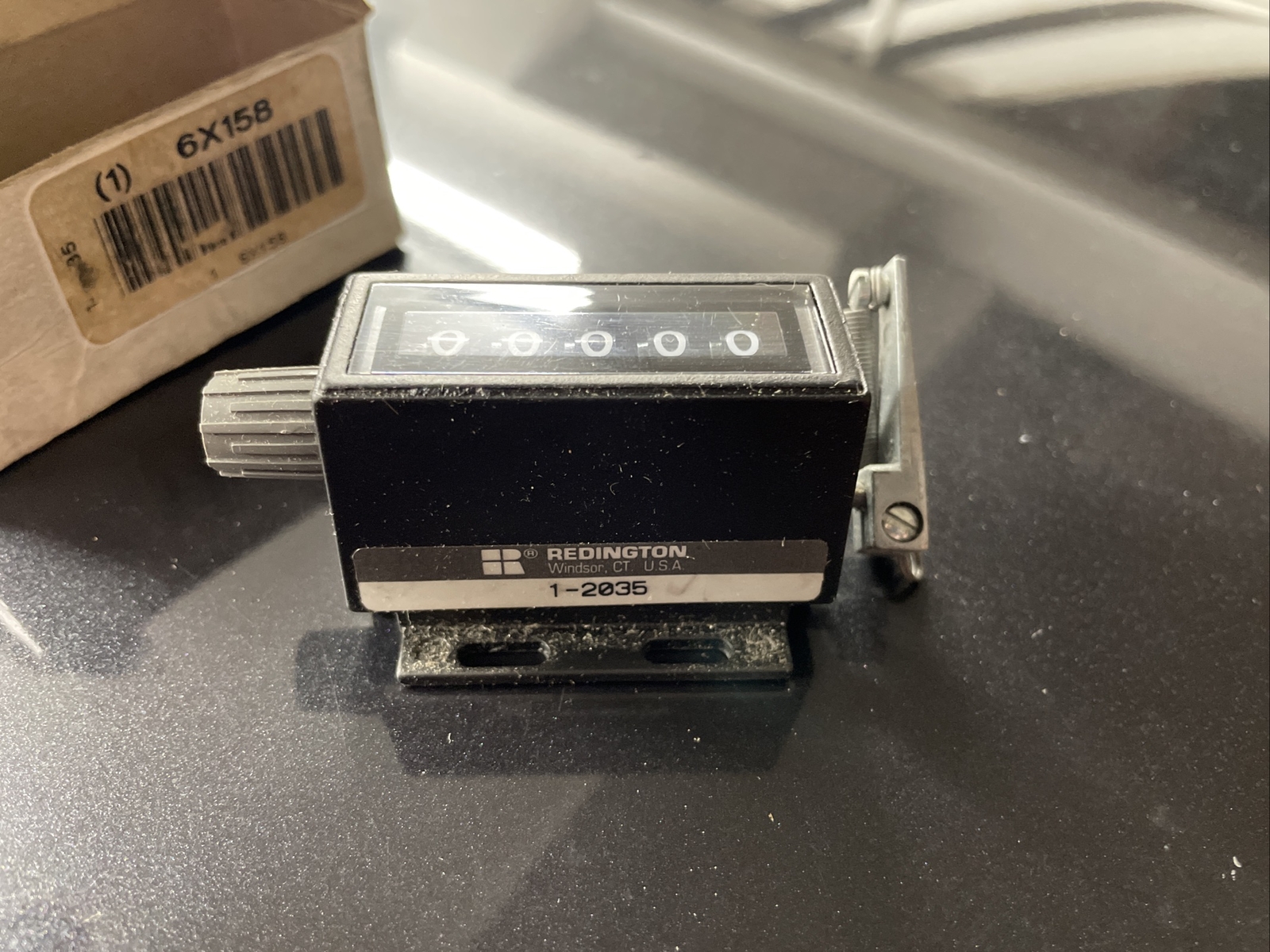 REDINGTON 1-2035 ELECTROMECHANICAL COUNTER, 5 DIGIT, RIGHT-HANDED