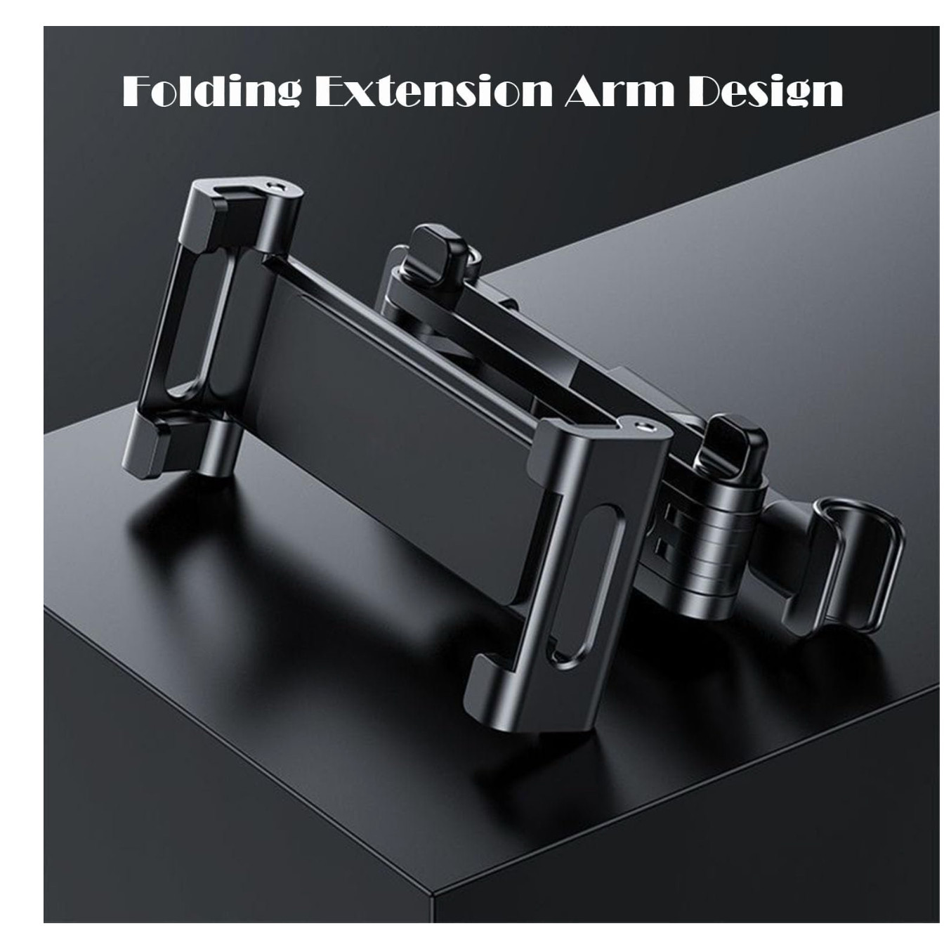 Car Headrest Tablet Holder Mount Adjustable 360 Rotation
