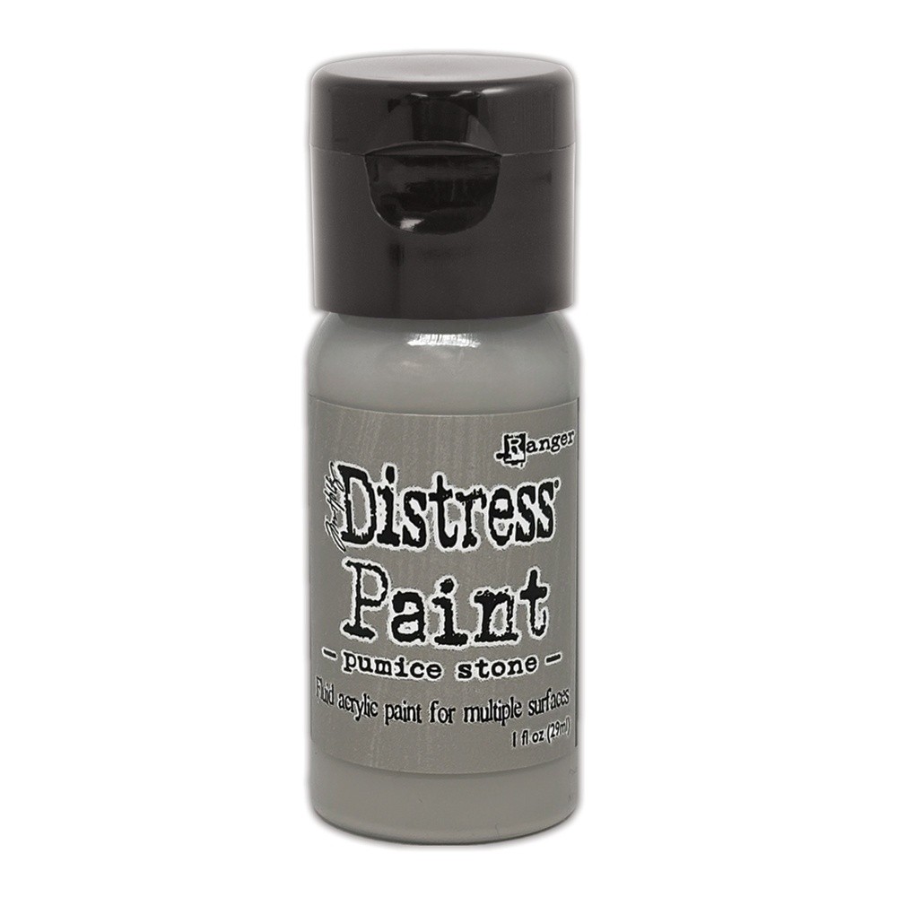 Tim Holtz Distress Paint Flip Top 1oz-Pumice Stone