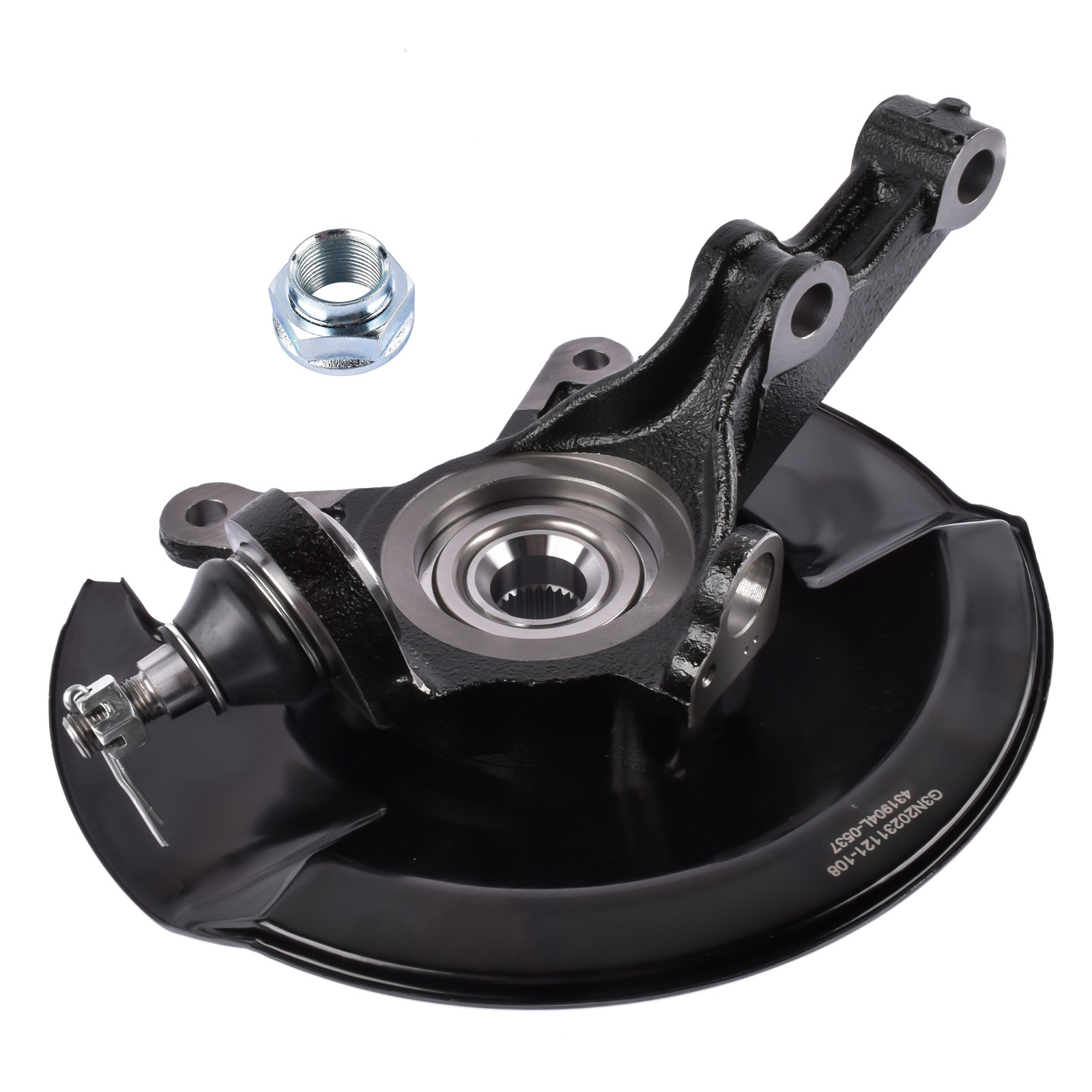 For Honda Civic 1.7L L4 2003-05 Front Left Steering Knuckle & Wheel Hub Bearing