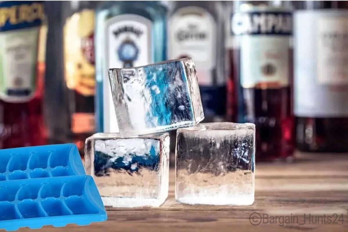3 Counts Set Ice Cube Tray Home Smart Freezer & Dishwasher Safe,12 Ice Cube Mold