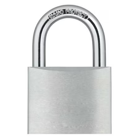 Zoro Select 48Jr04 Padlock, Keyed Alike, Long Shackle, Rectangular Aluminum,