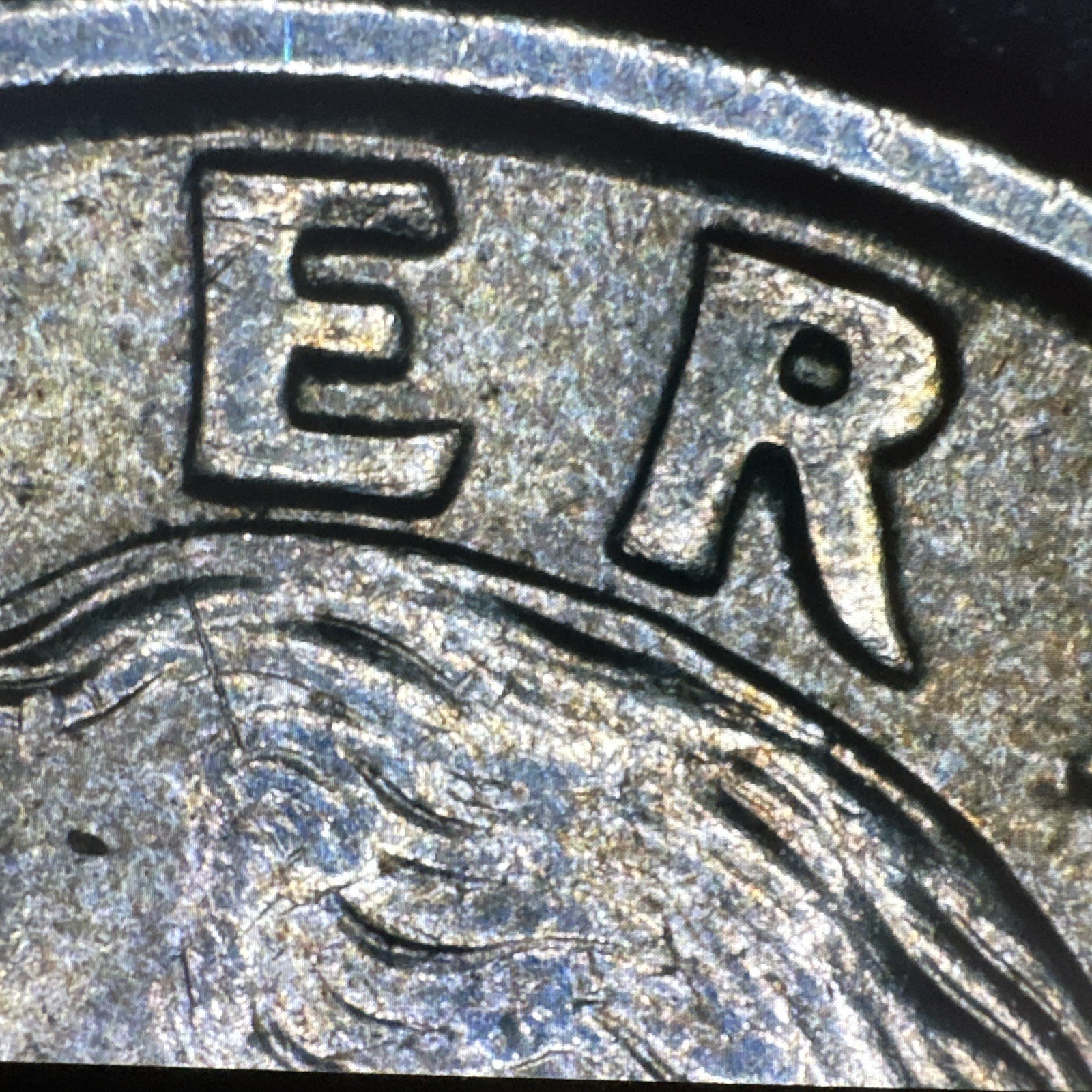 1994 P Error Quarter Double Die Repunched DDO (IN GOD WE TRUST)