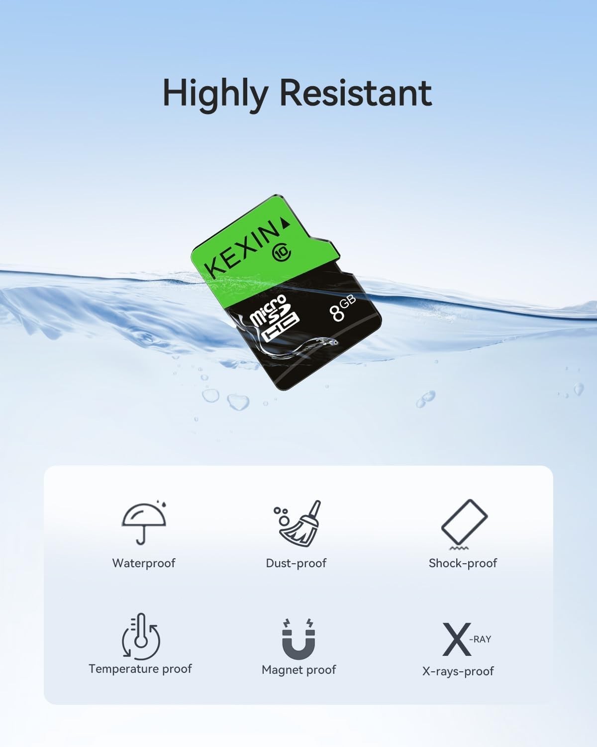 High-Speed 8GB Micro SD Card Pack with SD Adapter - Ultimate Data Protection
