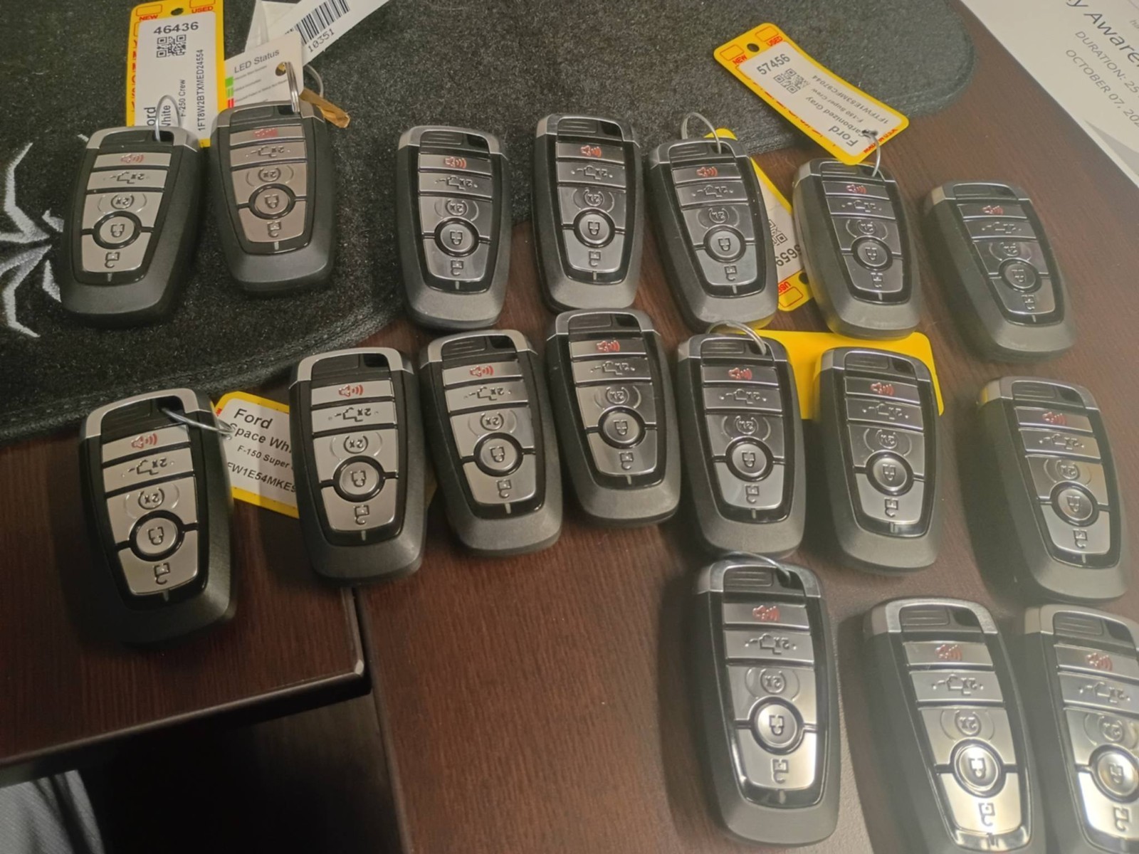 Ford key Fobs used