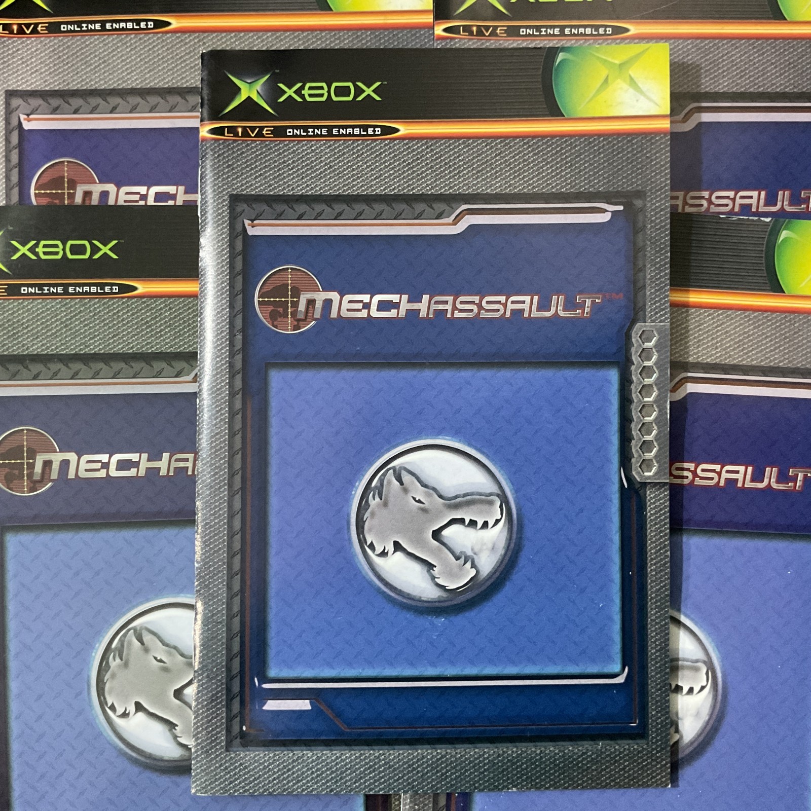 MechAssault 1 Microsoft XBOX Instruction Manual Only