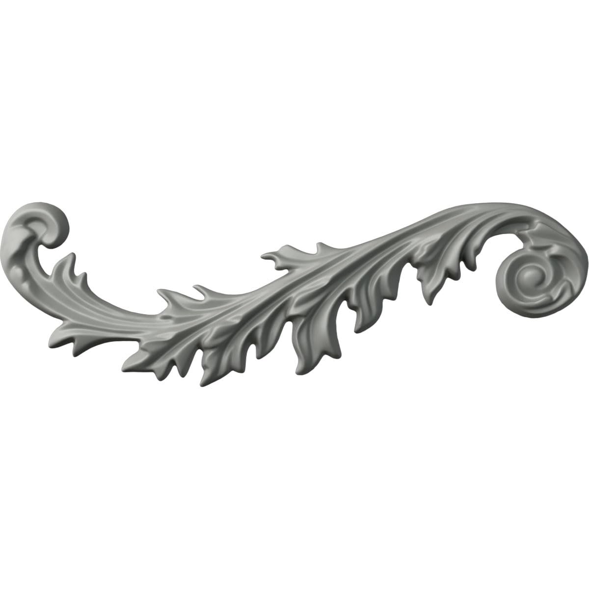 ONL08X02X00ENL Left Urethane Onlays 8 3/4x2 3/4x1/2 Inch Primed Decors