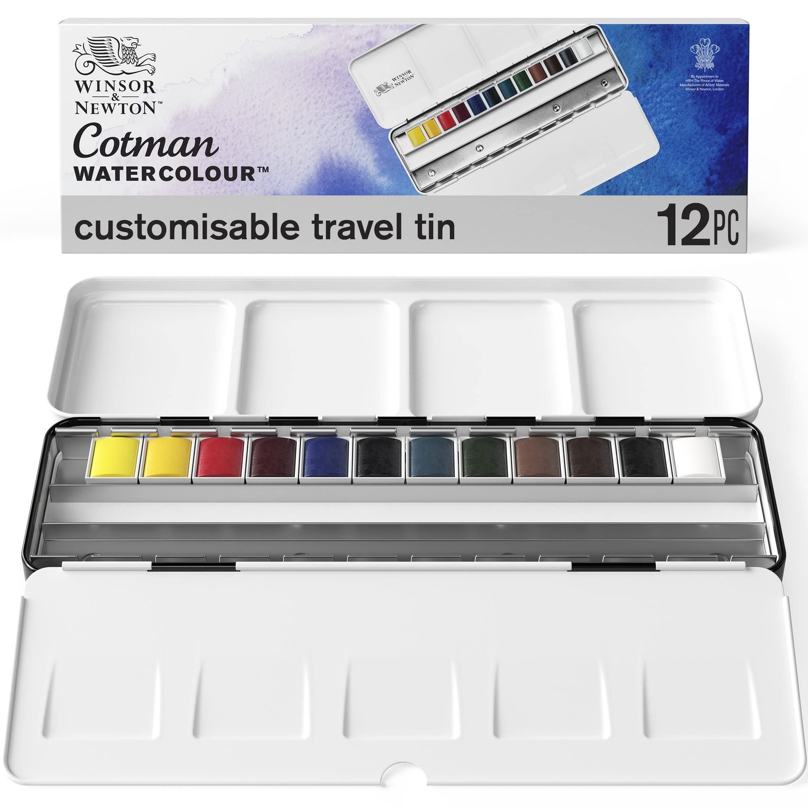 Winsor & Newton Cotman Watercolor Paint Set, 0.16 Fl Oz (Pack of 1), Multi