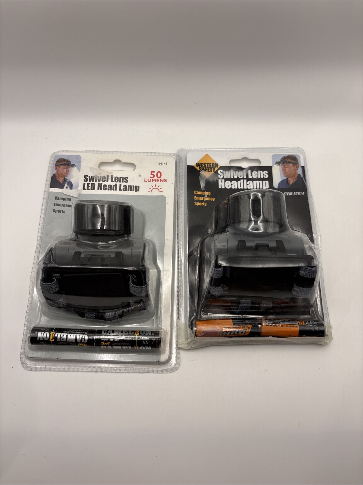 Swivel Lens Head Lamps Set of 2