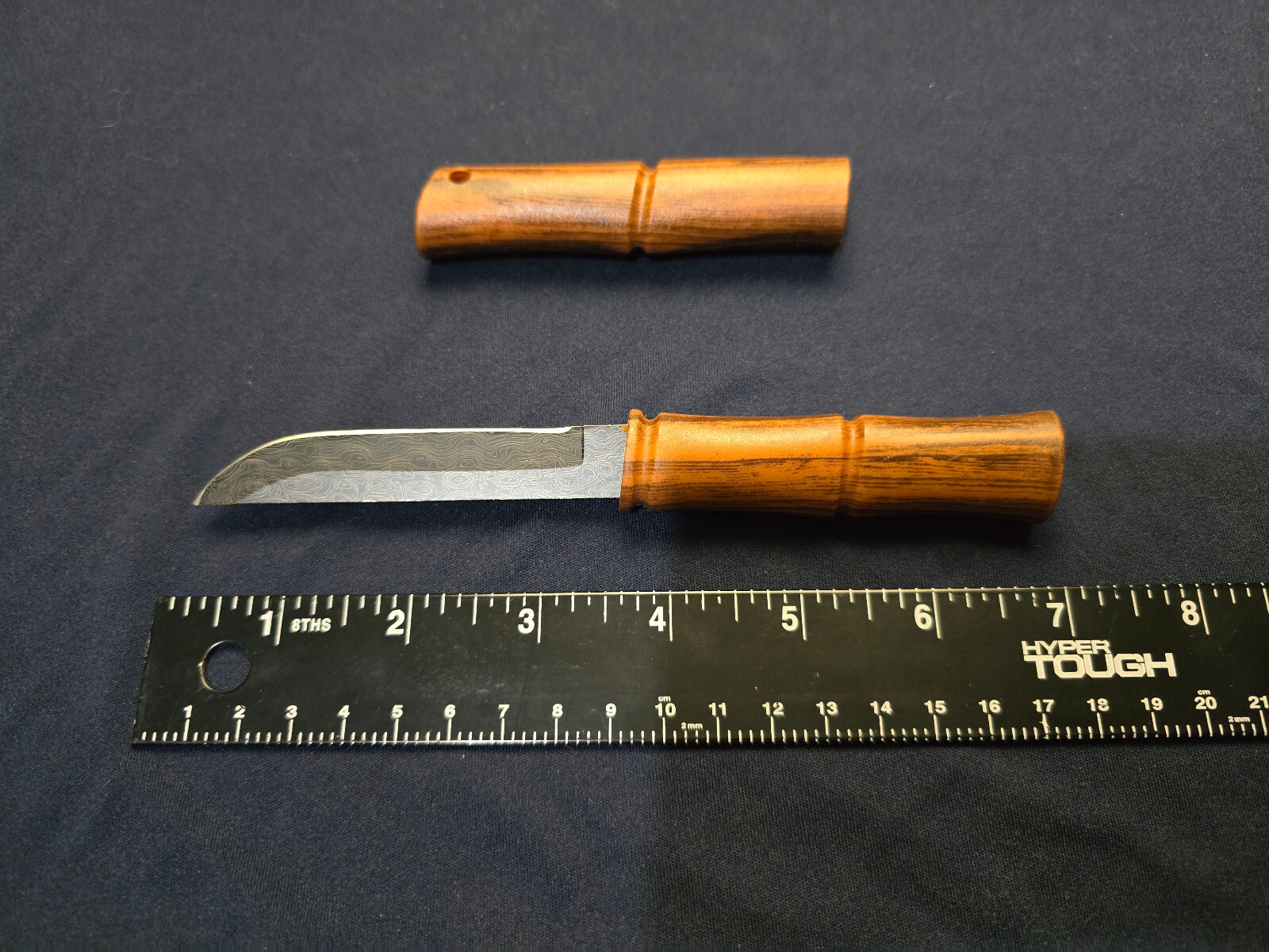 Concealed neck knife, boot knife - bamboo shaped (acrylic/plastic material)