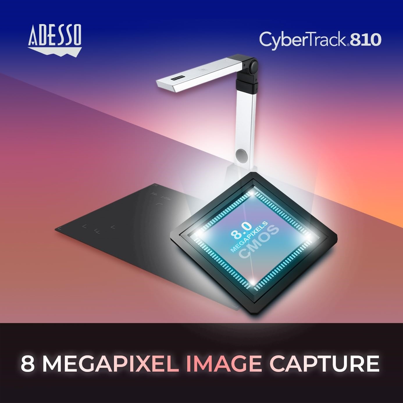 Adesso Cybertrack 810 Document Camera