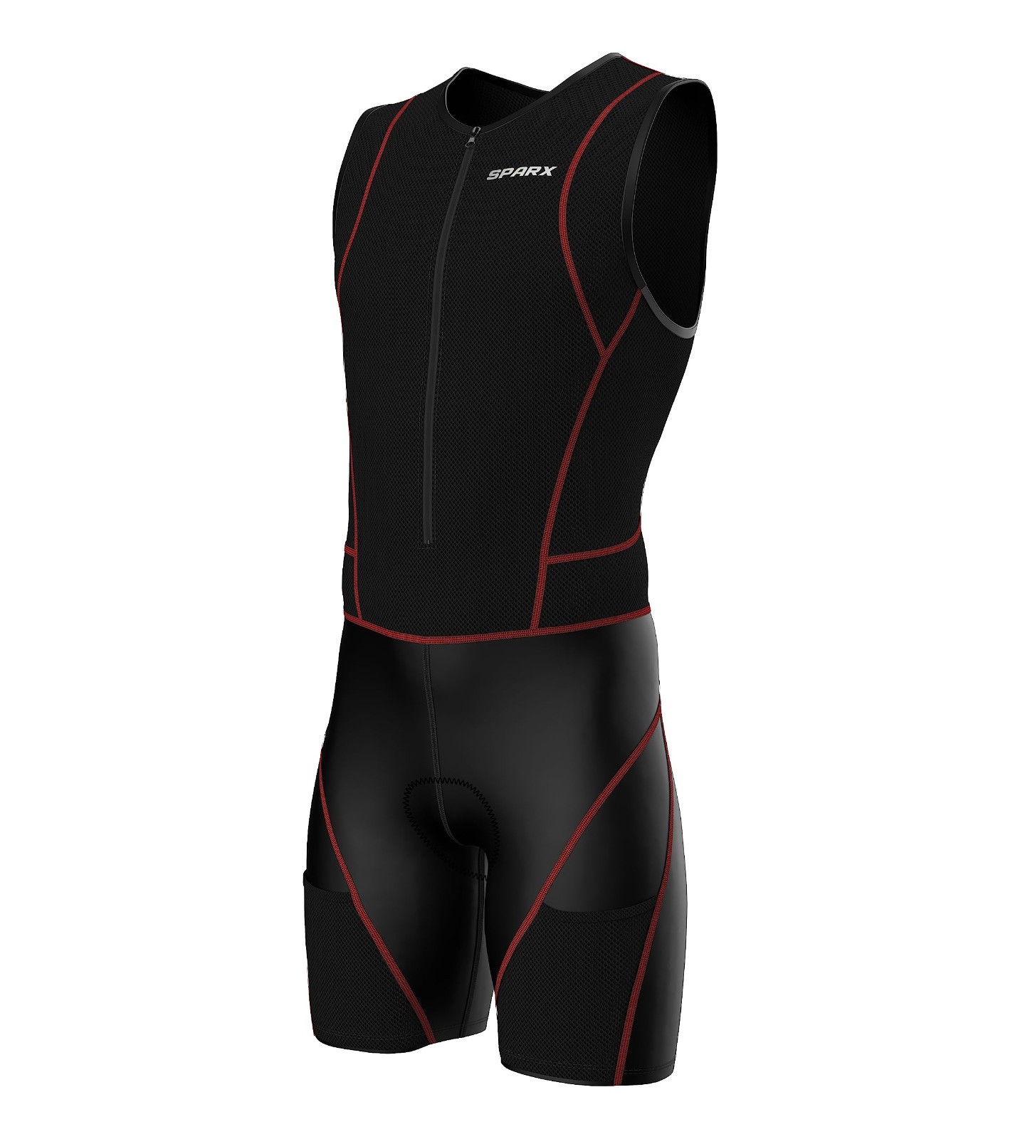 Sparx Compression Triathlon Suit Bike Tri Skin Cycling Suit Bike Swim Run