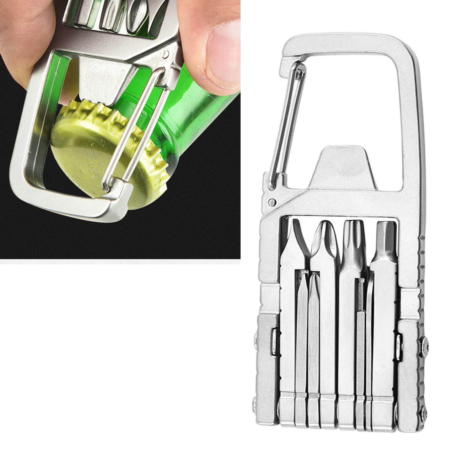 Multitool Keychain Screwdriver 12 In 1 For Outdoor Activities