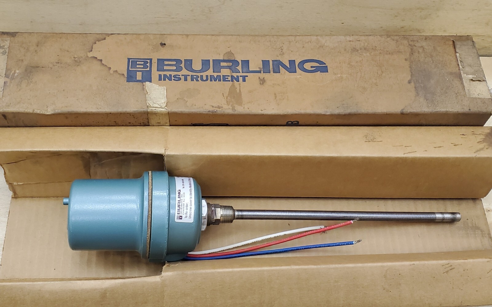 Burling Temperature Control Probe B-IC-FMJ 971505 Set to Open at 190°F - NEW