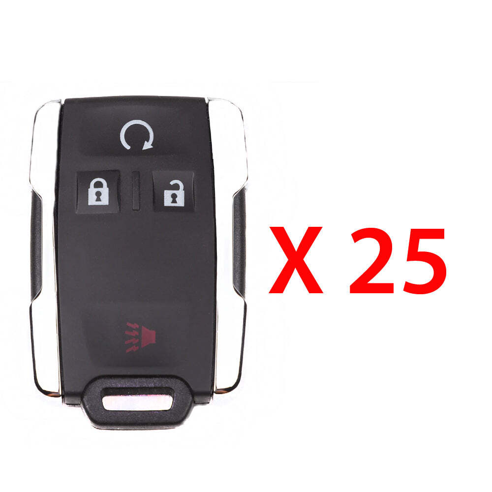 Replacement for Chevrolet 2015 -2021 Keyless Remote Fob 4B M3N32337100 (25 Pack)