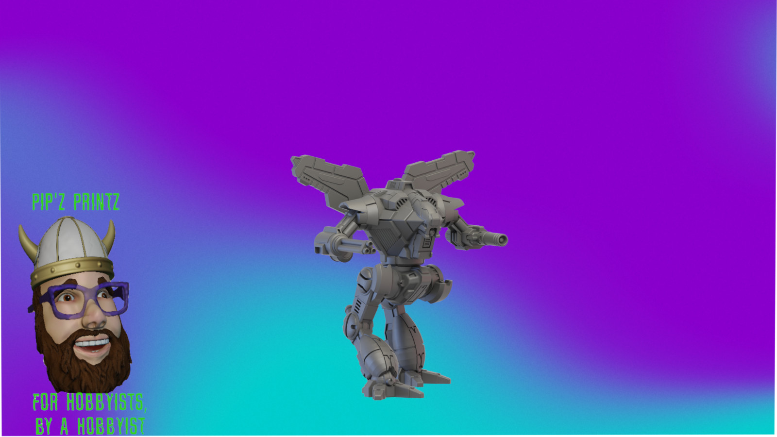Hierofalcon Alternate Mech Model For Battletech 6mm-10mm-15mm