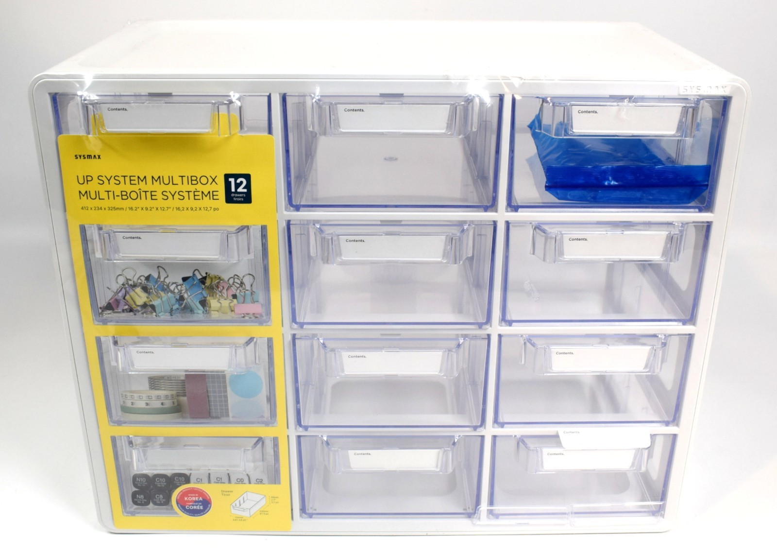 SYSMAX UP SYSTEM MULTIBOX - 12 Drawers * Made in Korea