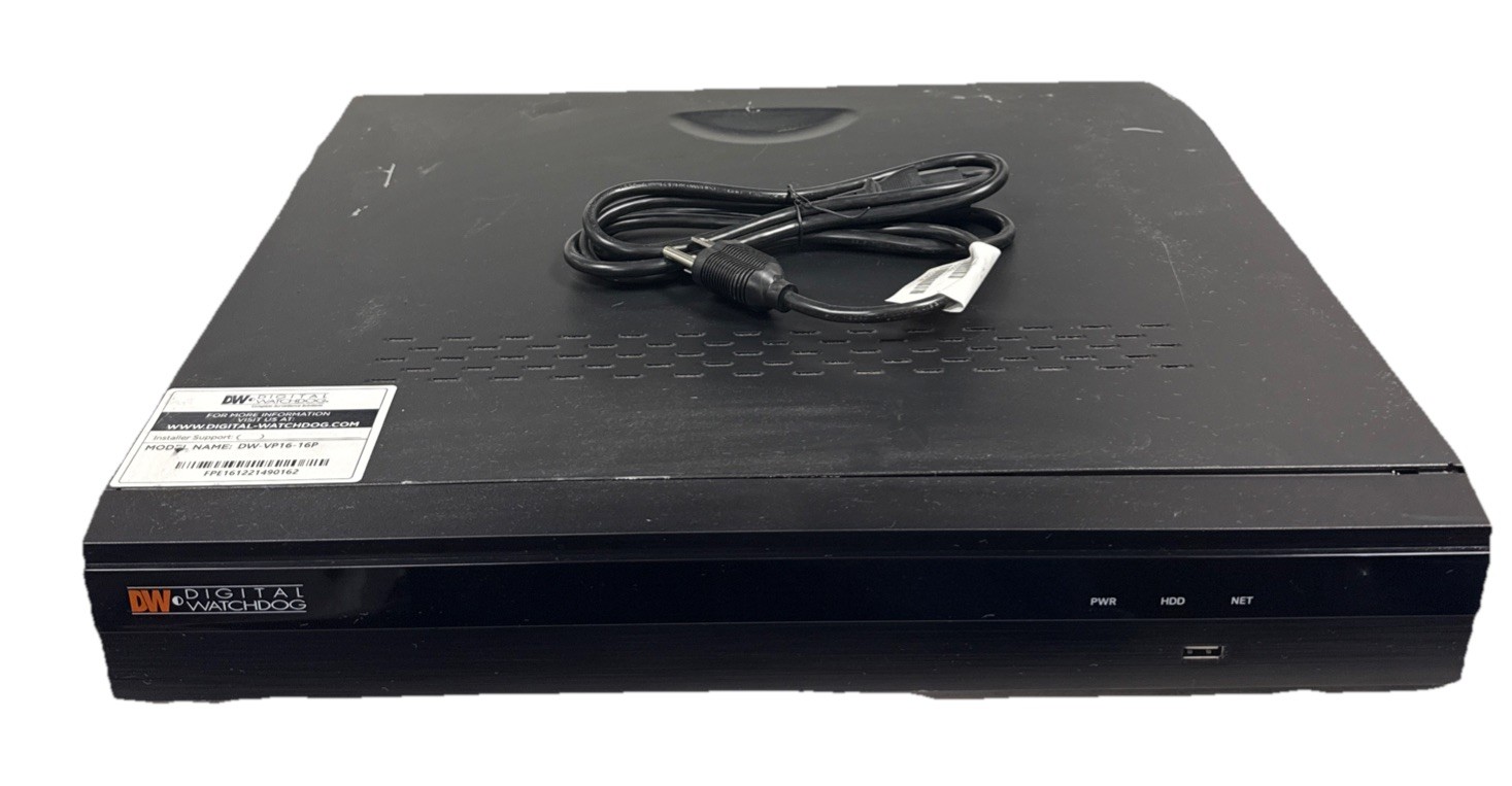Digital Watchdog DW-VP16-16P 16-Channel NVR | No HDD | PoE | Reset & Tested