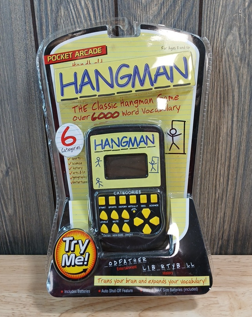 Pocket Arcade Hangman Westminster 2009 *New In Package*
