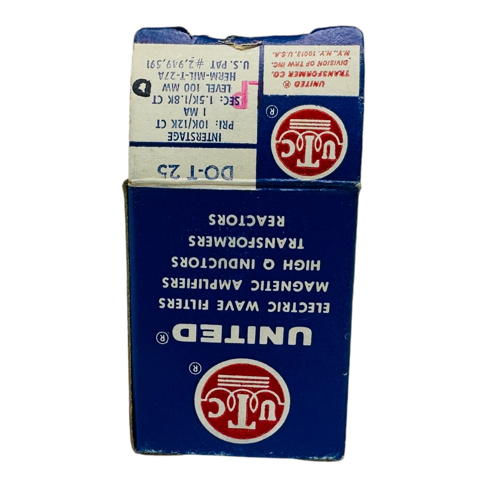 UTC DO -T25 TF4RX13YY TRANSFORMER NOS/UNUSED SURPLUS