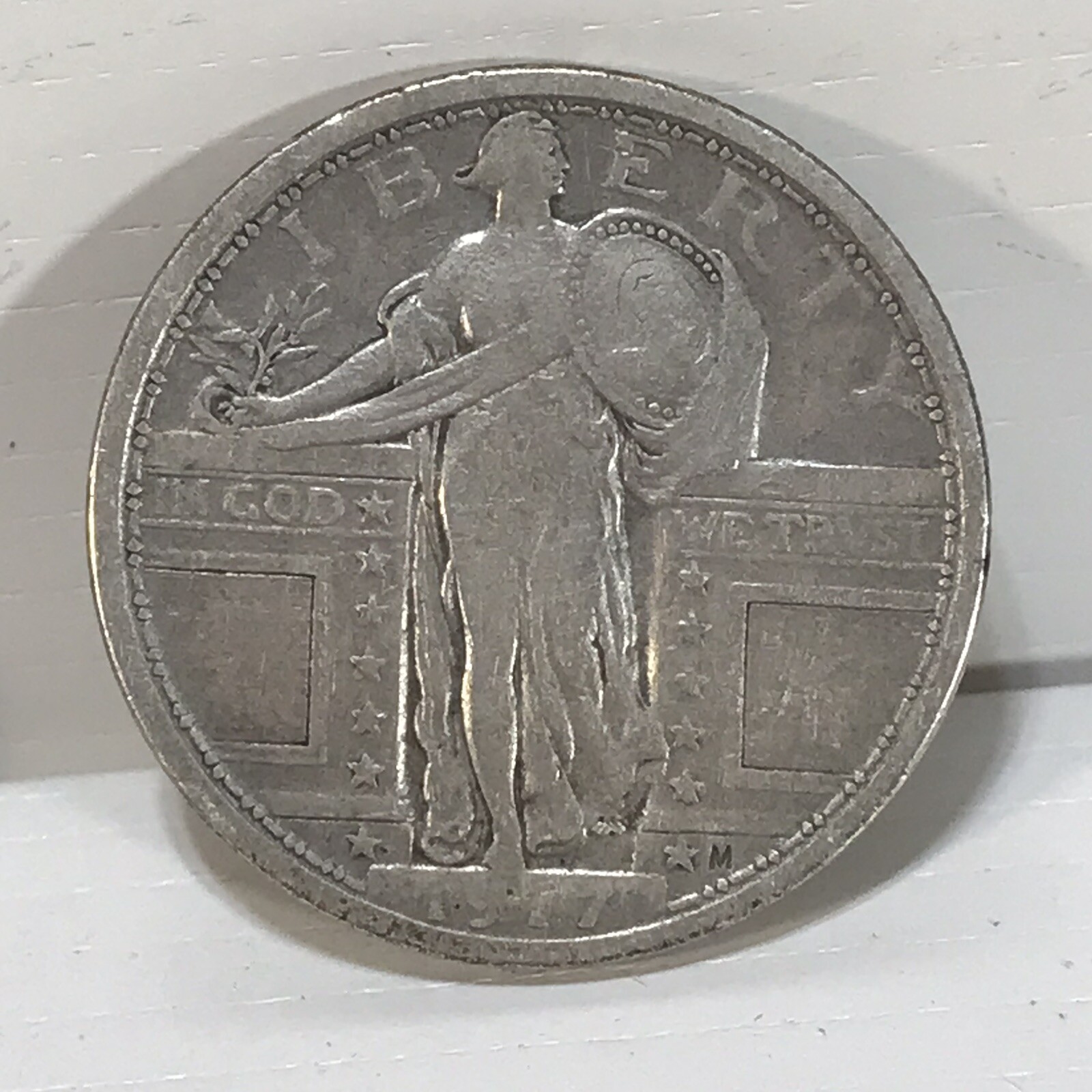 1917 P Ty 1 Standing Liberty Quarter Good Looking Coin Free Shipping A