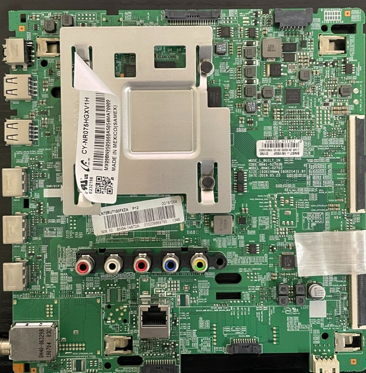 SAMSUNG BN94-14872A MAIN BOARD FOR UN75RU7100FXZA UN75RU7100FXZC, UN75RU7200FXZA