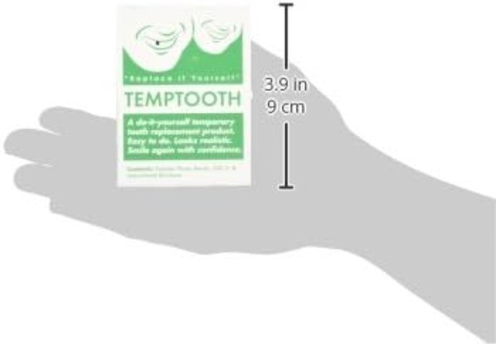 Natural-Looking Temporary Tooth Replacement - DIY Kit with Instructions