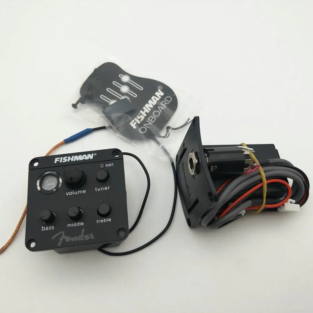 FISHMAN ISYS 301 Model Guitar Preamp EQ Tuner Piezo Pickup Beat Guitar Parts