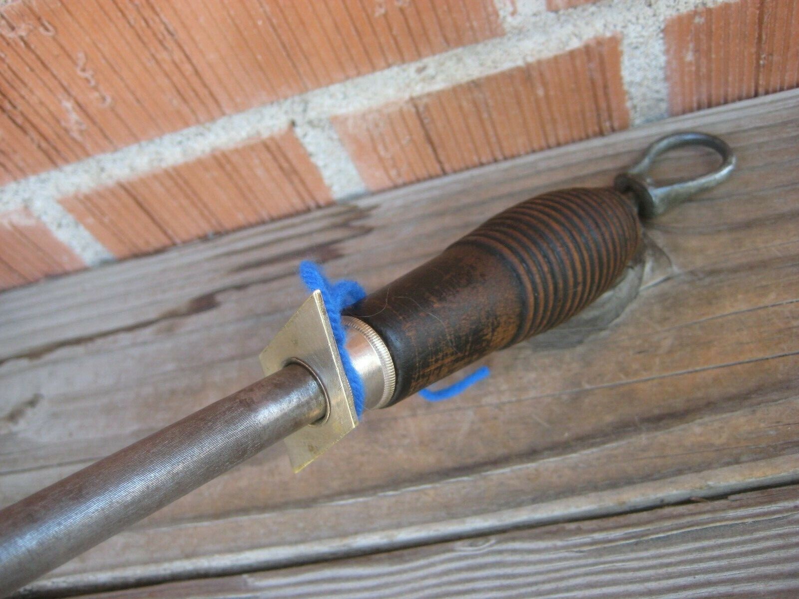 Vintage 14" Steel ** HOFFMAN *** Knife Sharpening Steel Stick Sharpener USA