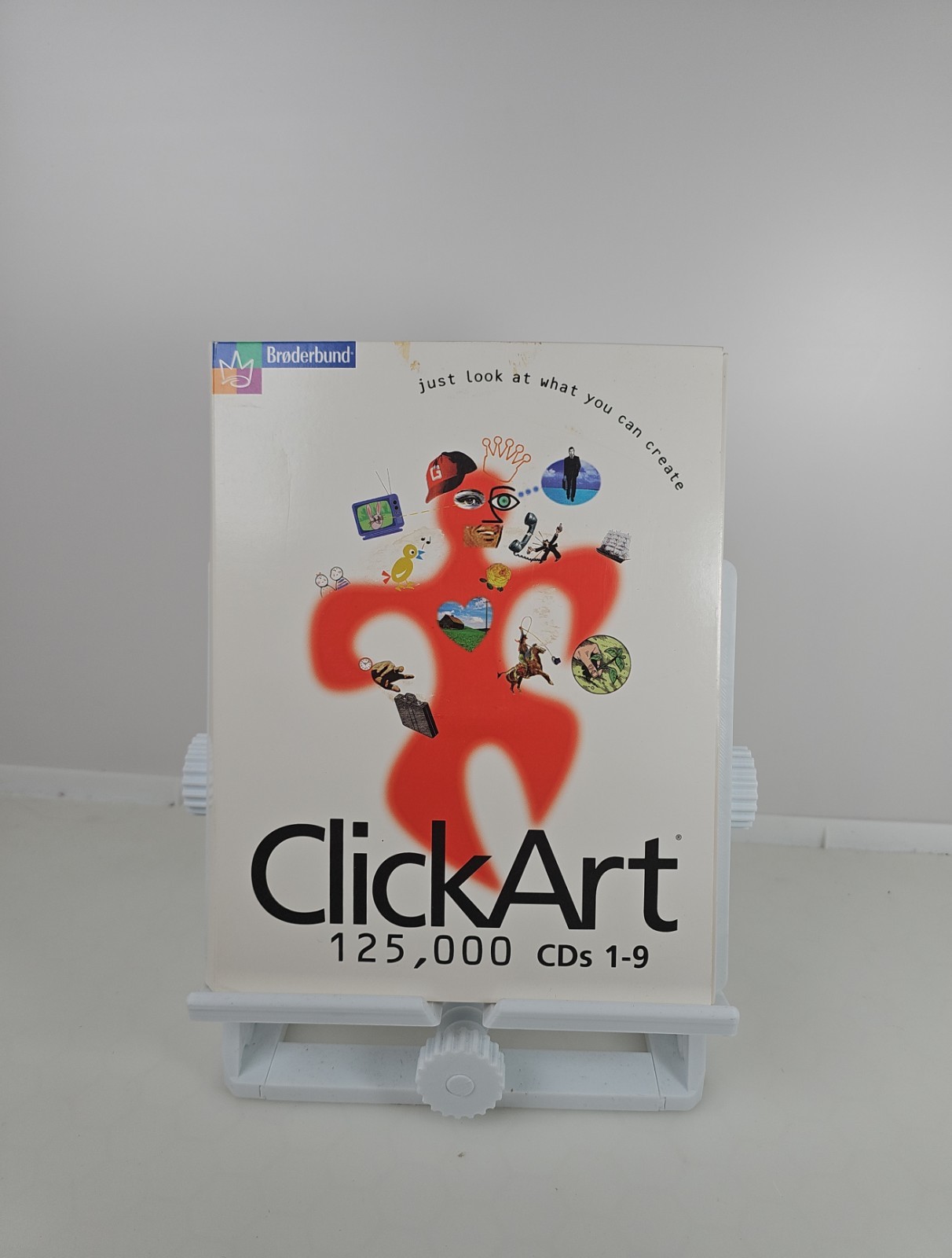 ClickArt 125,000 Cds 1 - 9 Complete 9 Disc Set Windows PC Images Animation Fonts