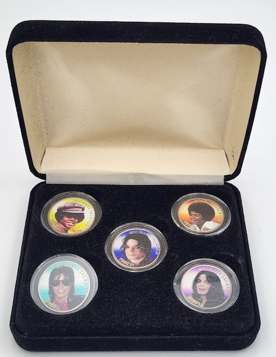 Michael Jackson Decades Coin Collection 1958-2009 (5 coins) 5605PMB - Nickels
