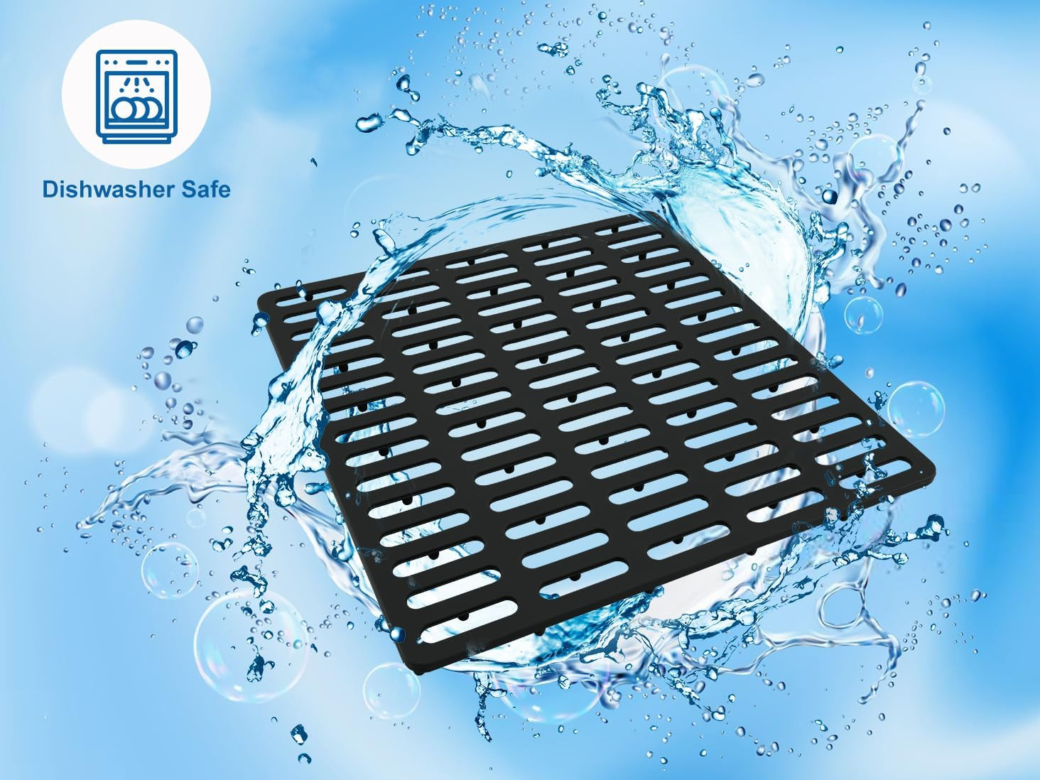 Kitchen Sink Mat, Sink Protector, Silicone Mat, Heat Resistant, No Smell | Silic
