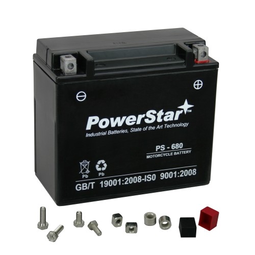 PowerStar YTX20HL-BS  Battery for Honda GL1800 Valkyrie ABS 2013 to 2017