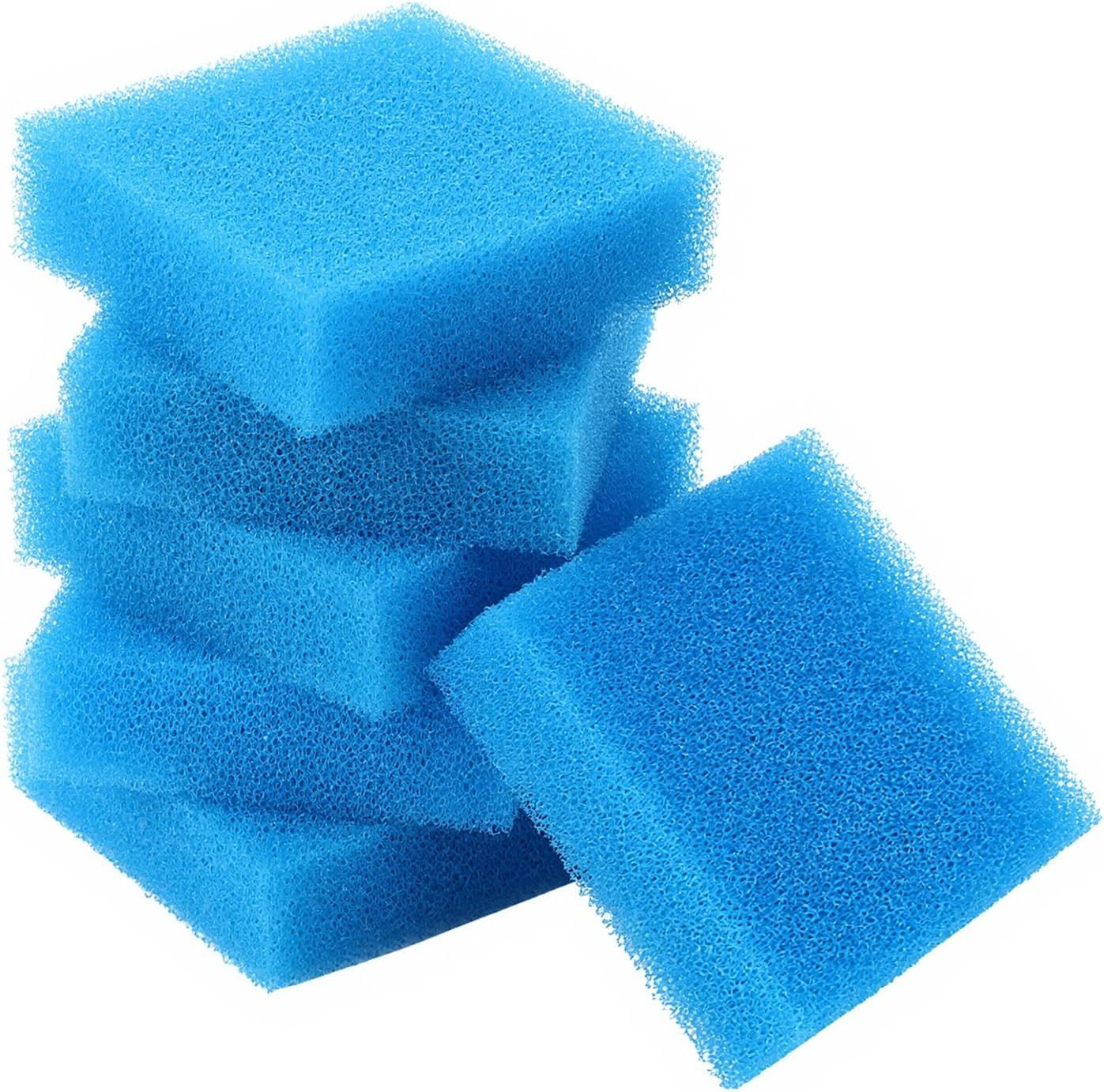 6PCS Aquarium Glass Cleaner Sponge, Non-Scratch Fish Tank Cleaning Sponge Fis...